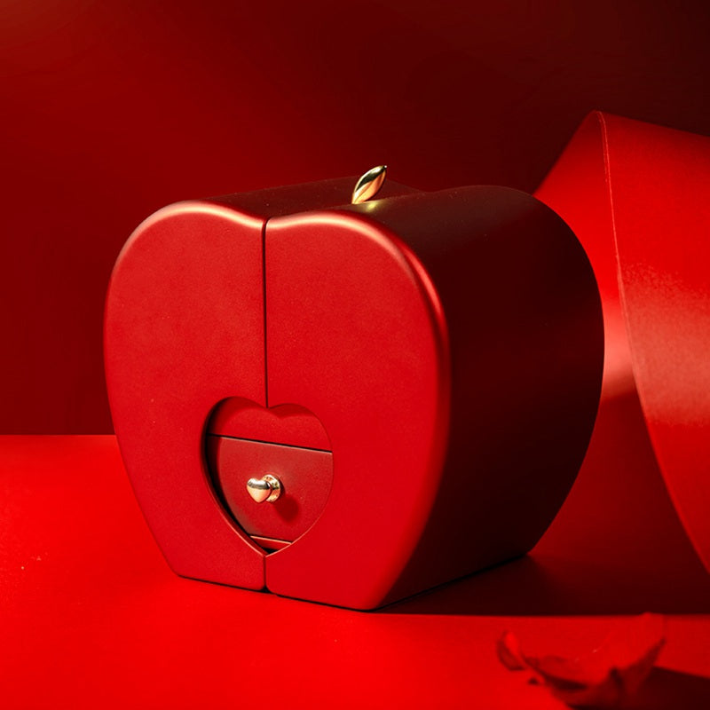 Valentine apple gift box