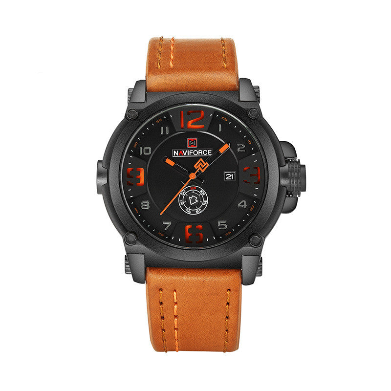 NAVIFORCE Quartz Watch For Men With Premuim Straps, Water Resistant