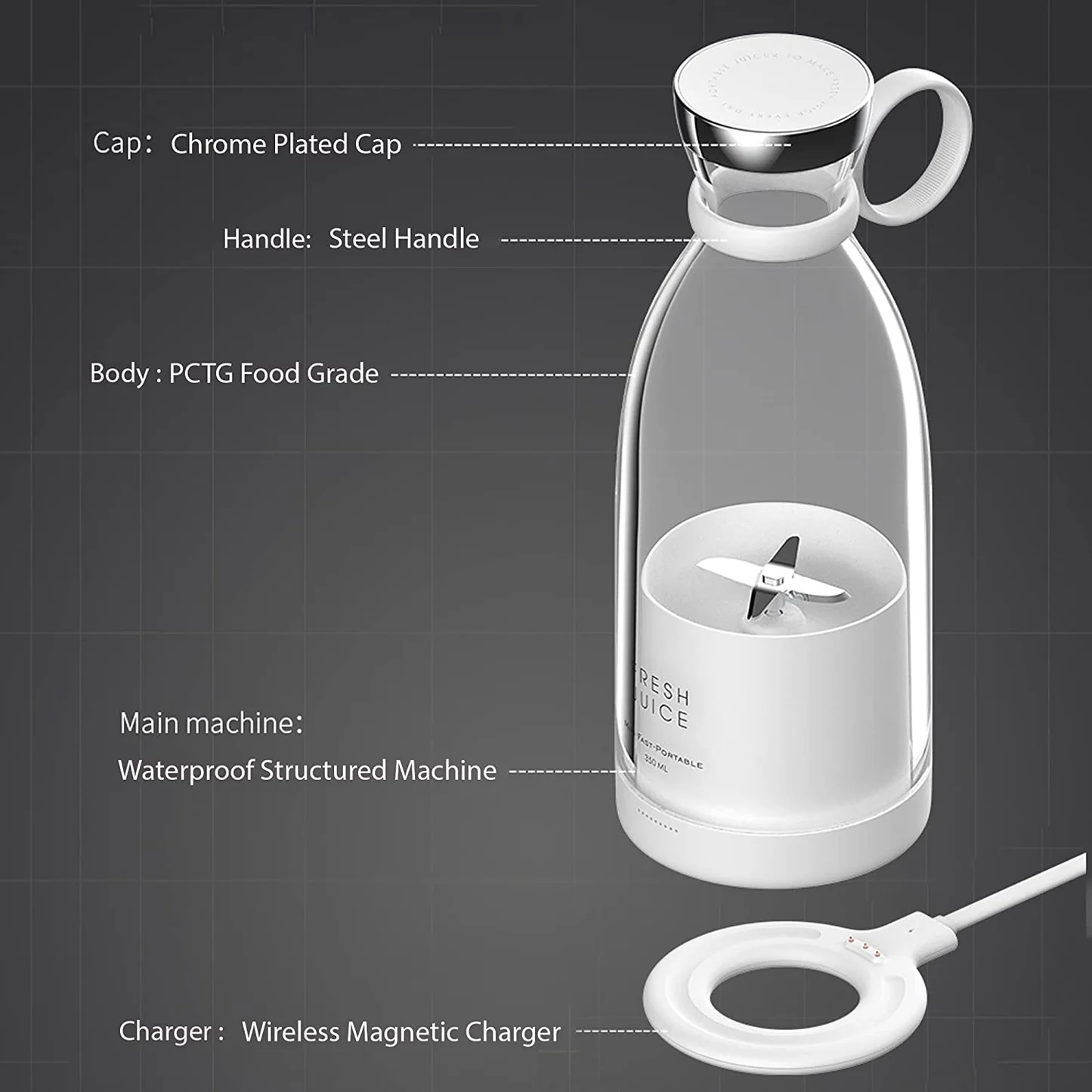 Portable Electric Juicer Blender Smoothies