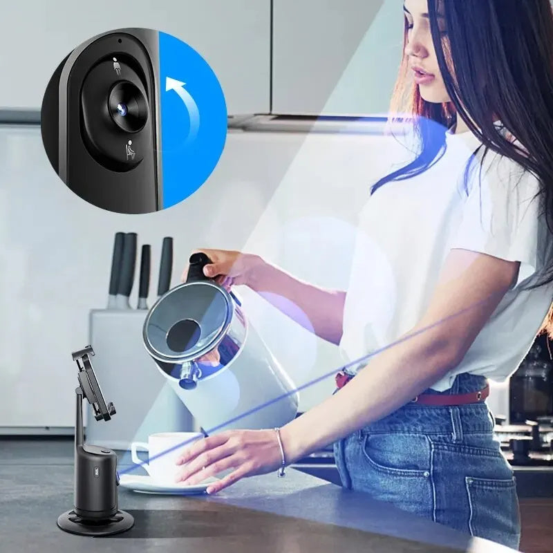 360° Auto Face Tracking Smartphone Tripod For Your Daily Routine